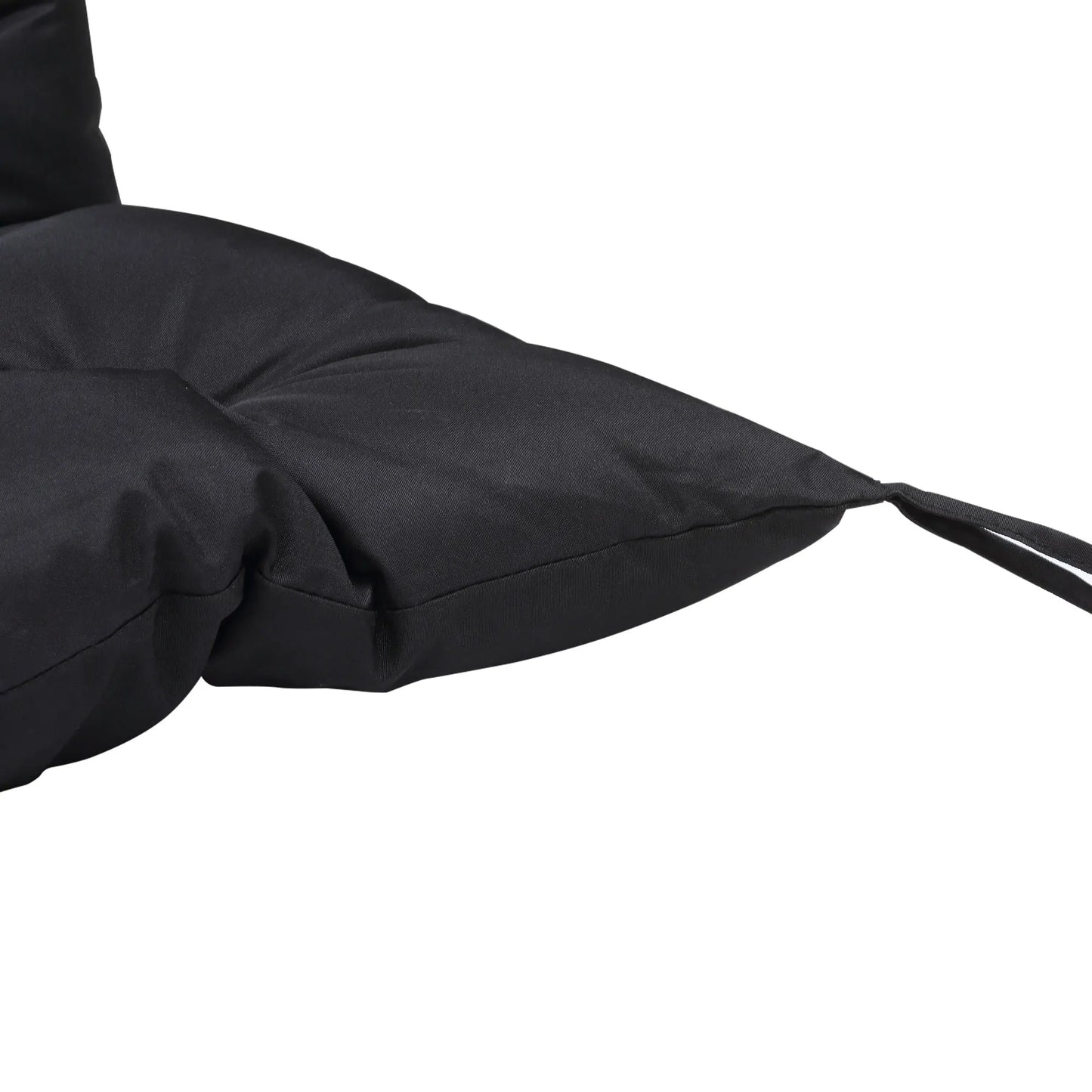 3 Seater Outdoor Seat Pads Bench Swing Chair Cushions for Patio Garden Black