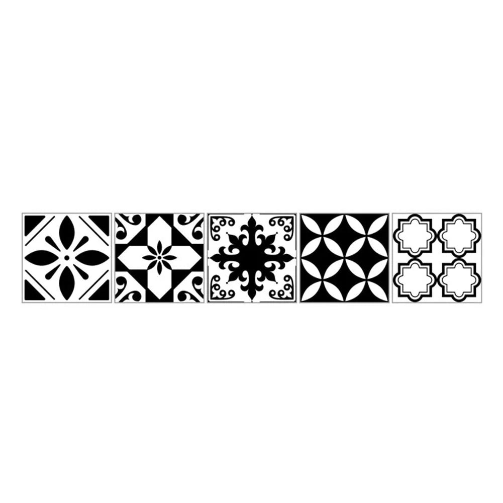 Nordic Waterproof PVC Self-adhesive Tiles Stickers Wall Decal Kitchen Decor