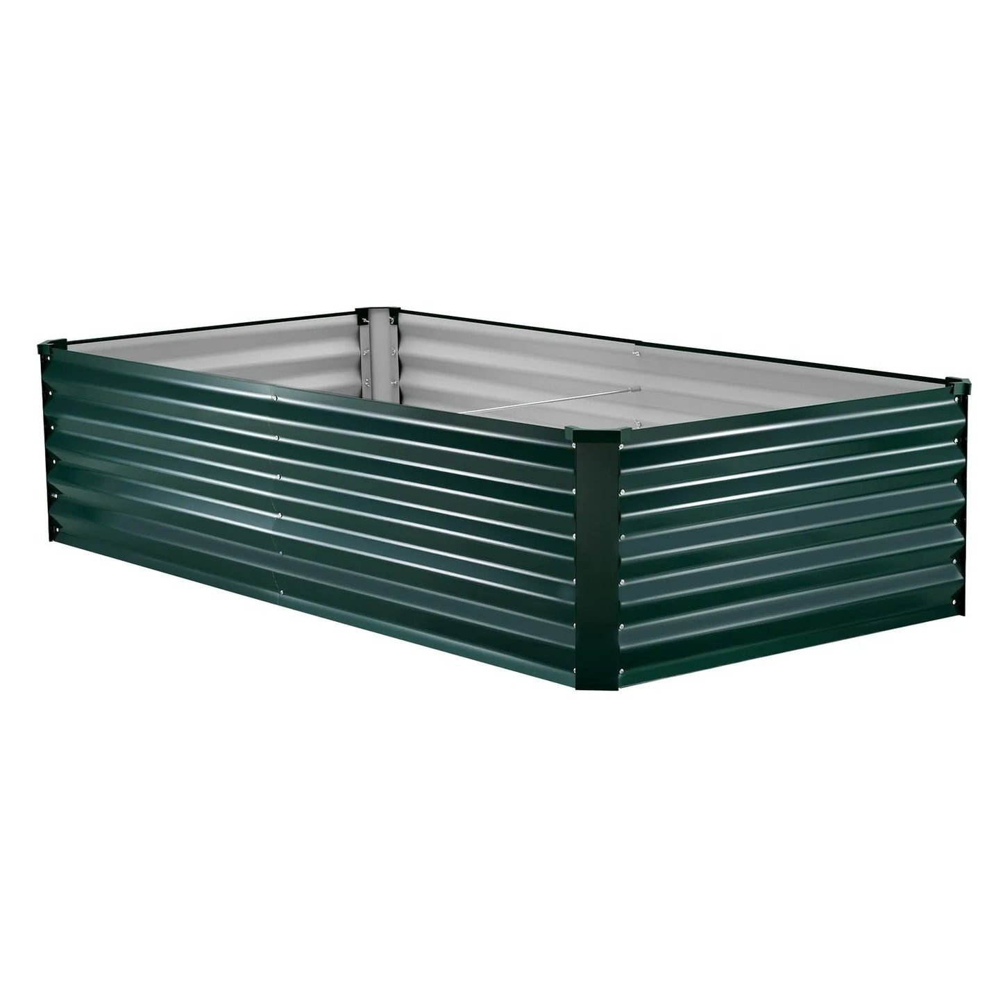 Galvanized Metal Raised Garden Bed 6.67x3.35x1.51 ft Rectangular Planter