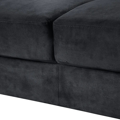 Couch Comfortable Sectional Couches set 1+2+3 dark grey
