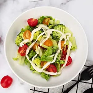 22 Ounce Porcelain Pasta Bowls Set 6 Pack Premium Ceramic Large Capacity Plates for Salad and Soup, Serving Bowl,Dishwasher Safe