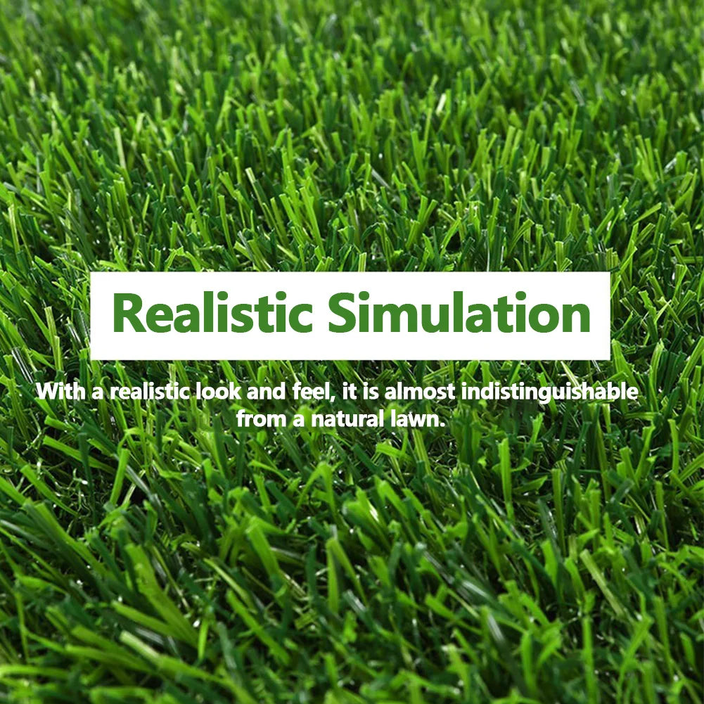 10 Pcs 12 Inchx12 Inch Square Artificial Grass Mat Interlocking Fake Grass Deck Turf Tiles Grass Flooring Tiles for Garden Decor