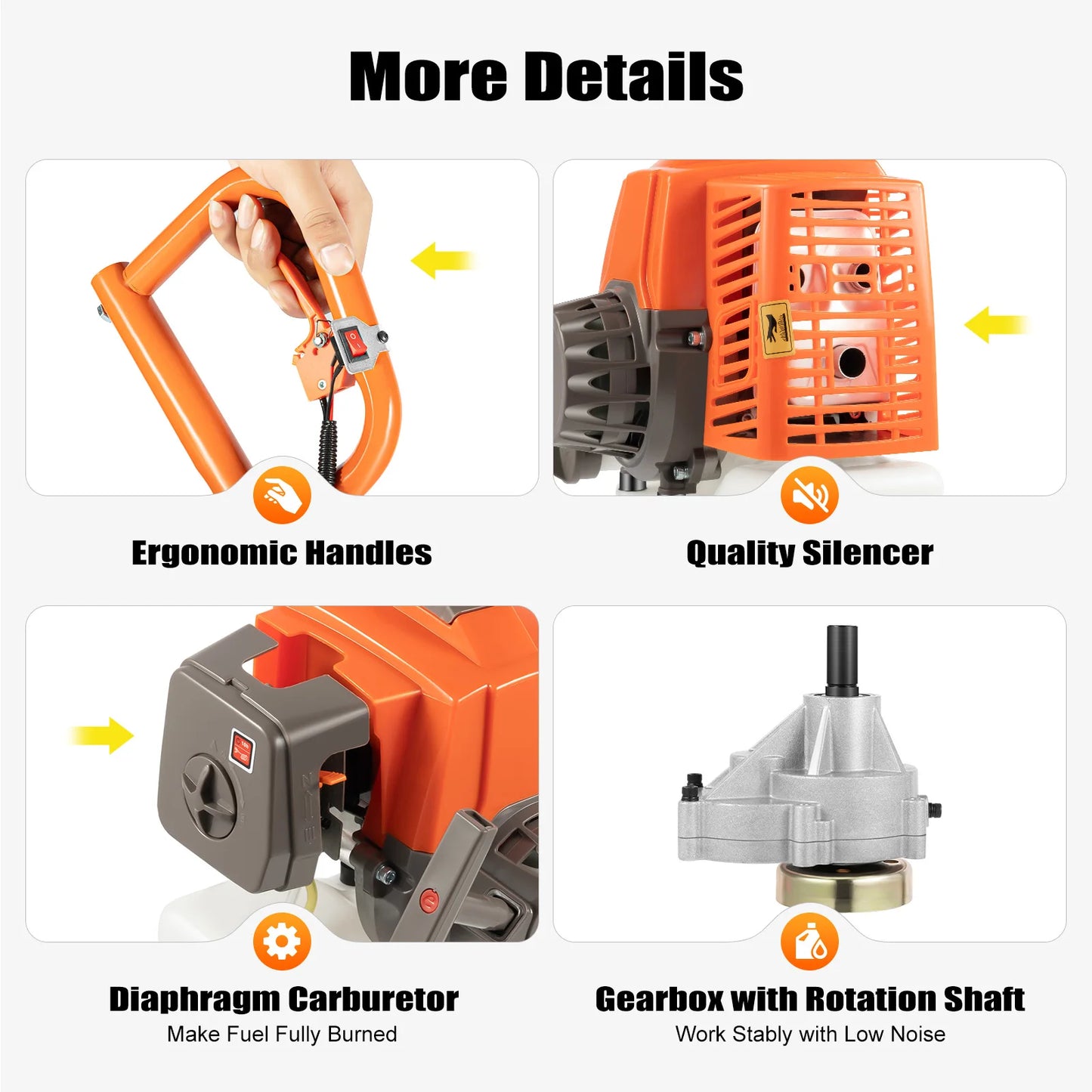 Powerful 2.2kW Digging Machine - High-Speed Engine, Sturdy Build, Efficient Drilling, Ideal for Agriculture & Forestry