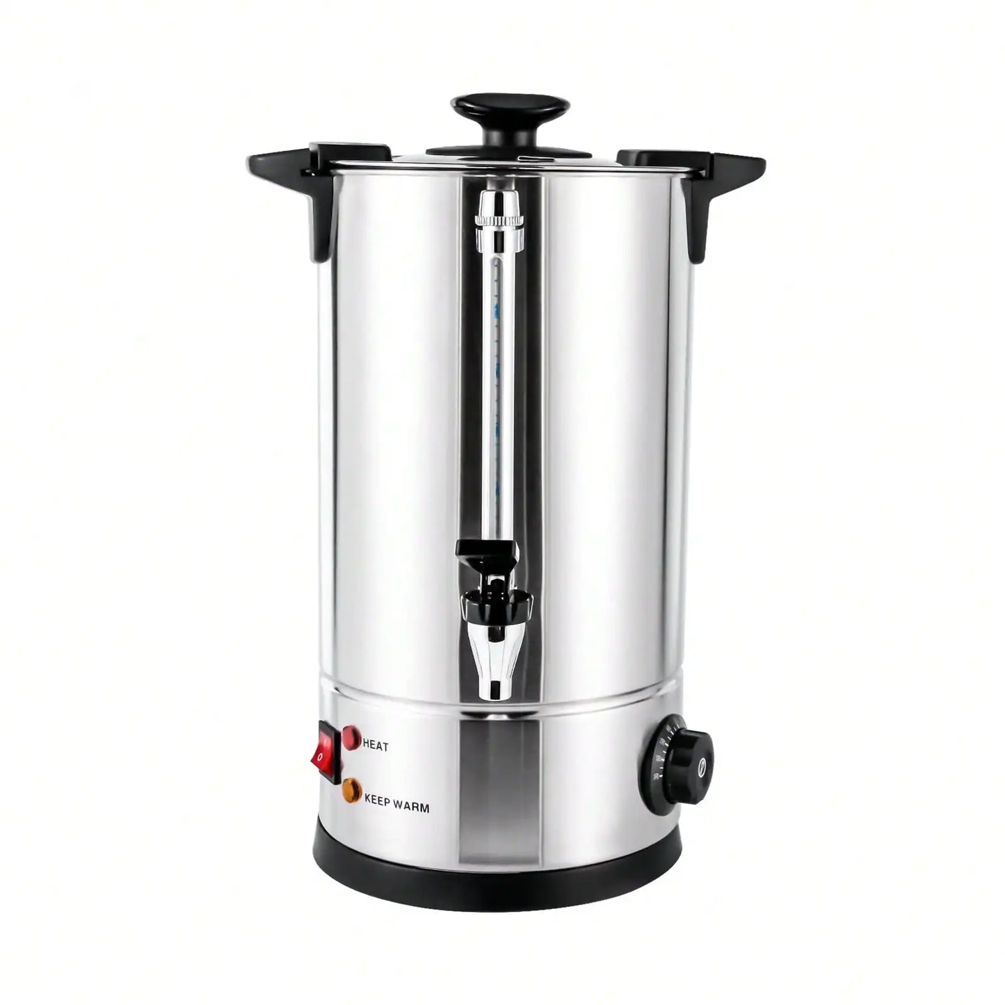 1000W Commercial Stainless Steel 10L/2.64gal Coffee Urn Coffee Maker Hot Water Urn For Home, Office 110V