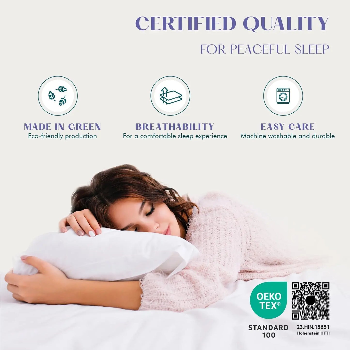 100% Egyptian Cotton Sheets Queen Size Bed Set - Luxury 1500 High Thread Count Egyptian Cotton Queen Sheet Set (4 PC, White), 17