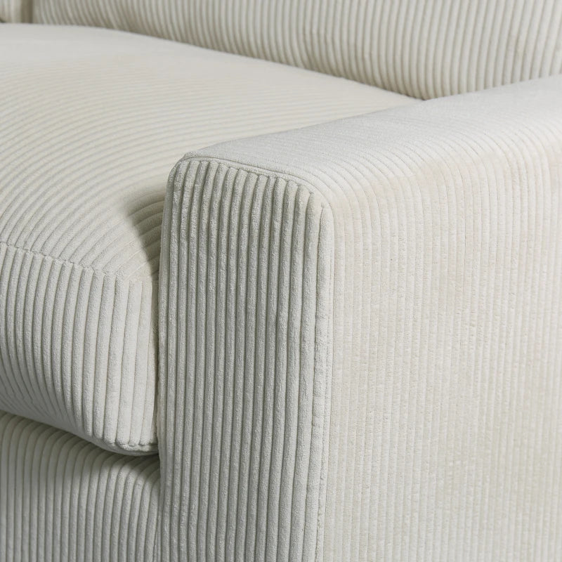 Modular Sectional Sofa,4 Seater Oversized Sectional Sofa, Corduroy Fabric, Modular Sectionals Sofa  for Living Room