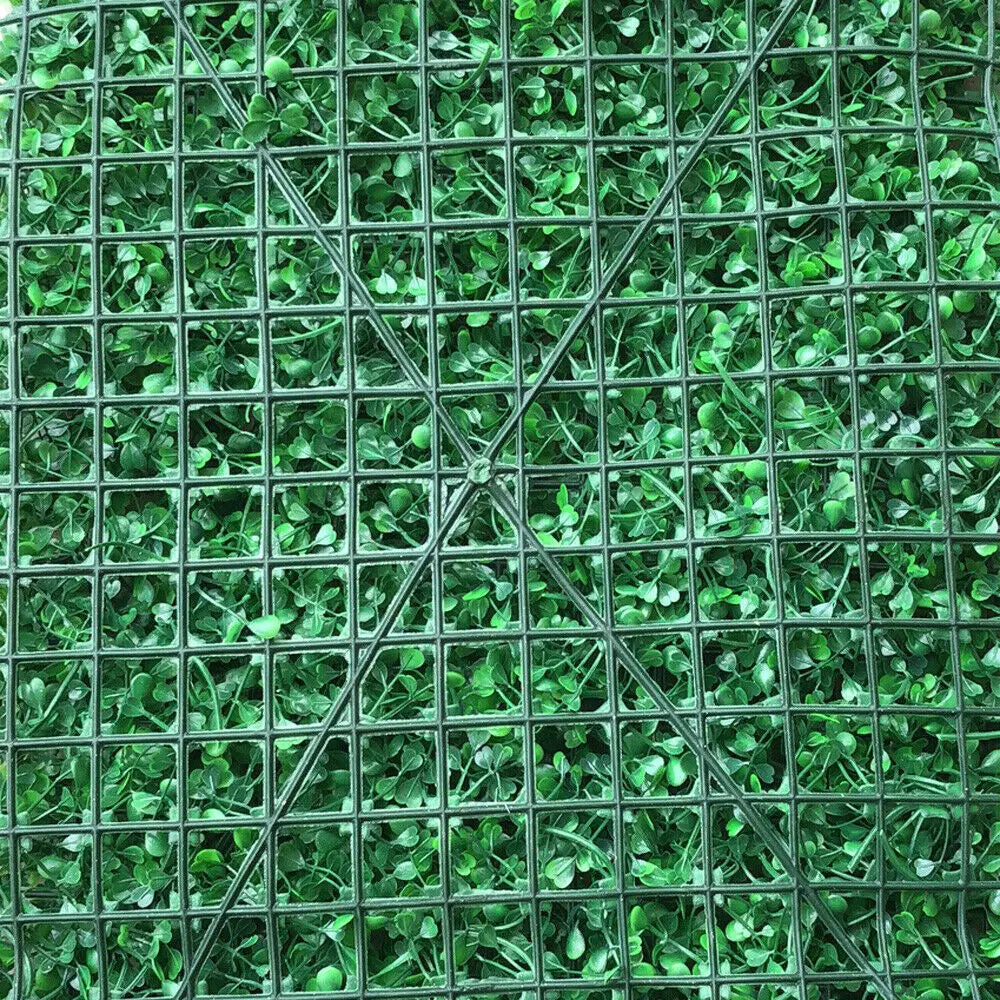 12pcs 40*60cm Artificial Hedge Christmas Decorations Fake Plants Panel Wedding Grass Mat Garden Backyard Wall Decor Home Garden