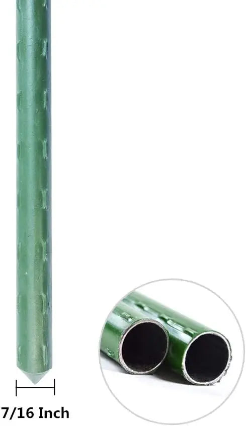 5ft Sturdy Tomato Stakes, Plant Support Sticks for Outdoor Gardening, Pack of 50