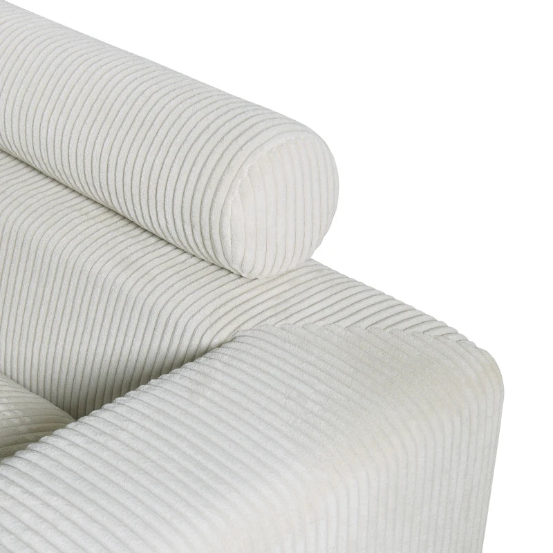 Modular Sectional Sofa,4 Seater Oversized Sectional Sofa, Corduroy Fabric, Modular Sectionals Sofa  for Living Room
