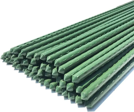 5ft Sturdy Tomato Stakes, Plant Support Sticks for Outdoor Gardening, Pack of 50