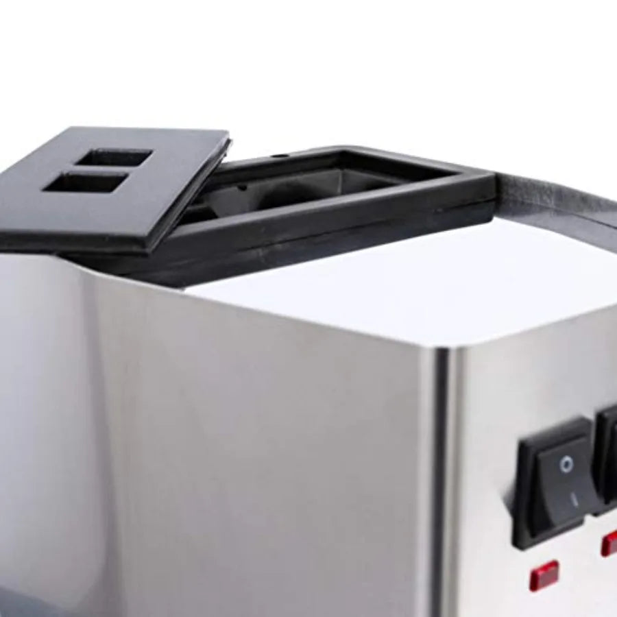 Espresso Machine Brushed Stainless Steel for Home Kitchen Use Durable Stainless Steel Construction with Sleek Black Finish High