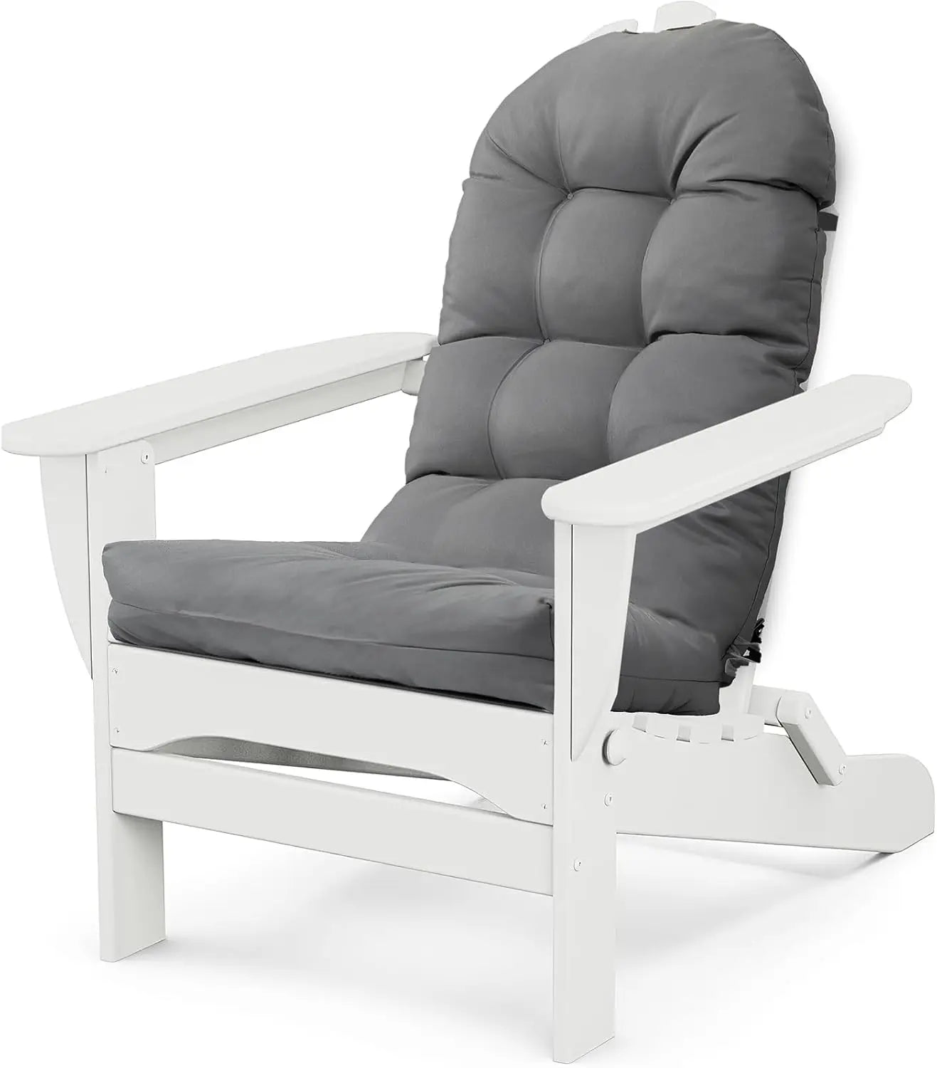 Thick Water-Resistant Cushion for Adirondack and Rocking Chairs, High Elasticity PP Cotton, Size 44x19x4