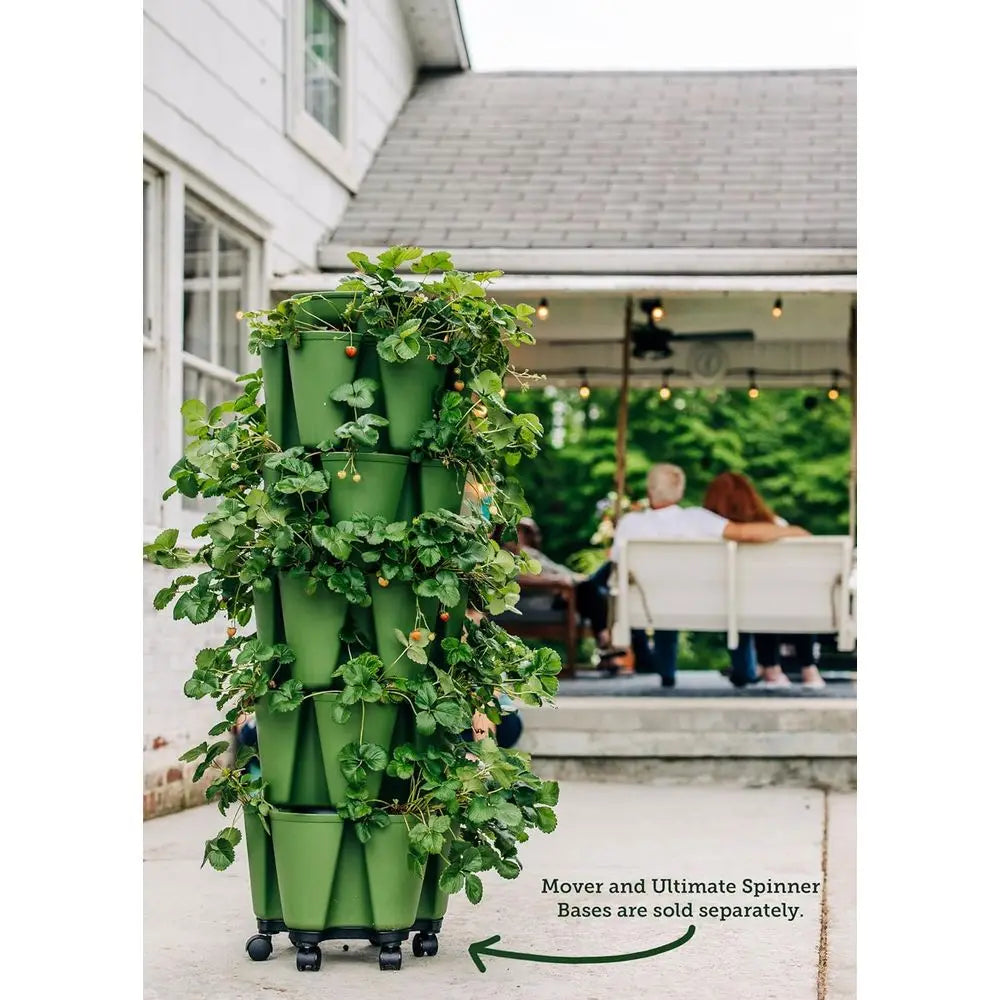 5-Tier Garden Planter with Internal Watering System for Diverse Plant Growth
