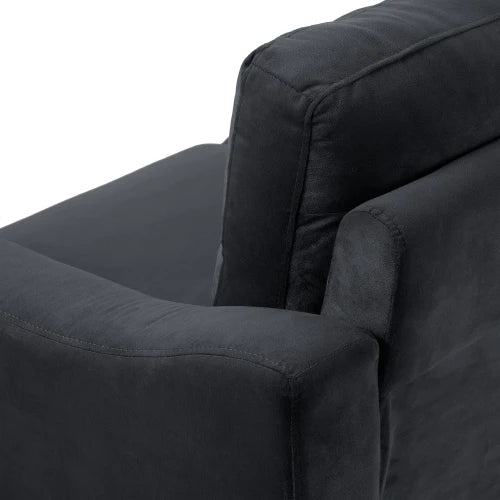 Couch Comfortable Sectional Couches set 1+2+3 dark grey