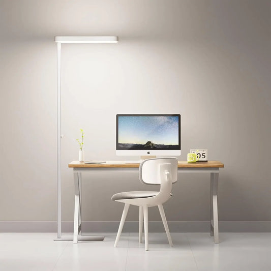 Homelist LH1 Superlight 77'' Floor Lamp, 100W Full-Spectrum Eye-Care Bright Floor Lamp for Reading, Office Work, 9000LM LED Stan